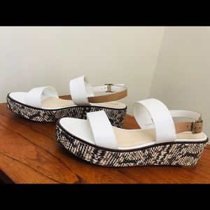 Cole Haan Optic White-Snake Print Size 10